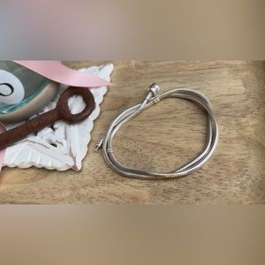 Retired 20” Pandora Snake Chain Necklace